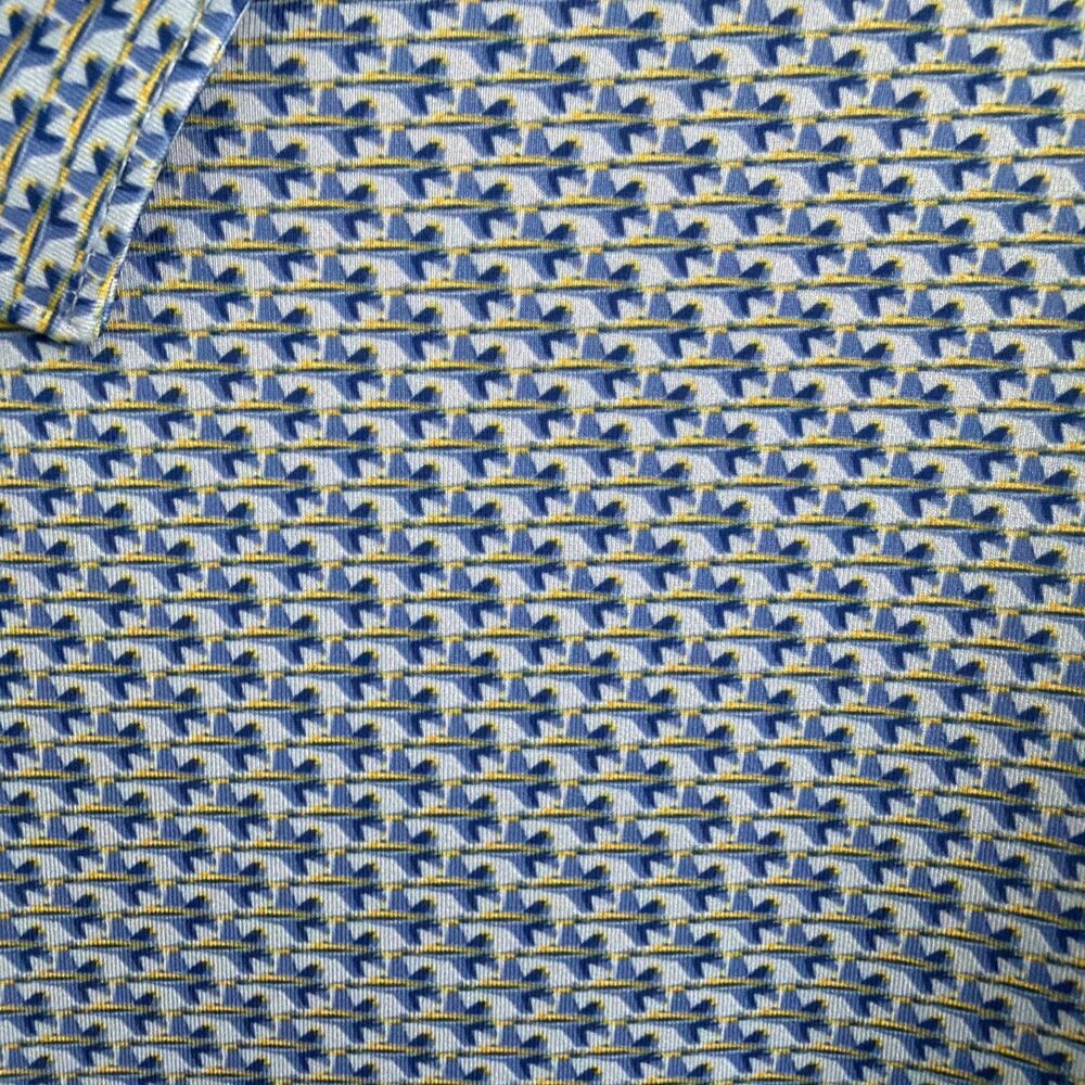 Rhoback Blue Angels Mens XL The Flyover Fighter Jet Performance Golf Polo Shirt - Picture 5 of 16